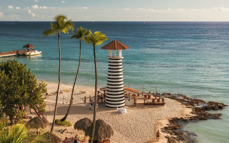 Bayahibe village and Caribbean coast