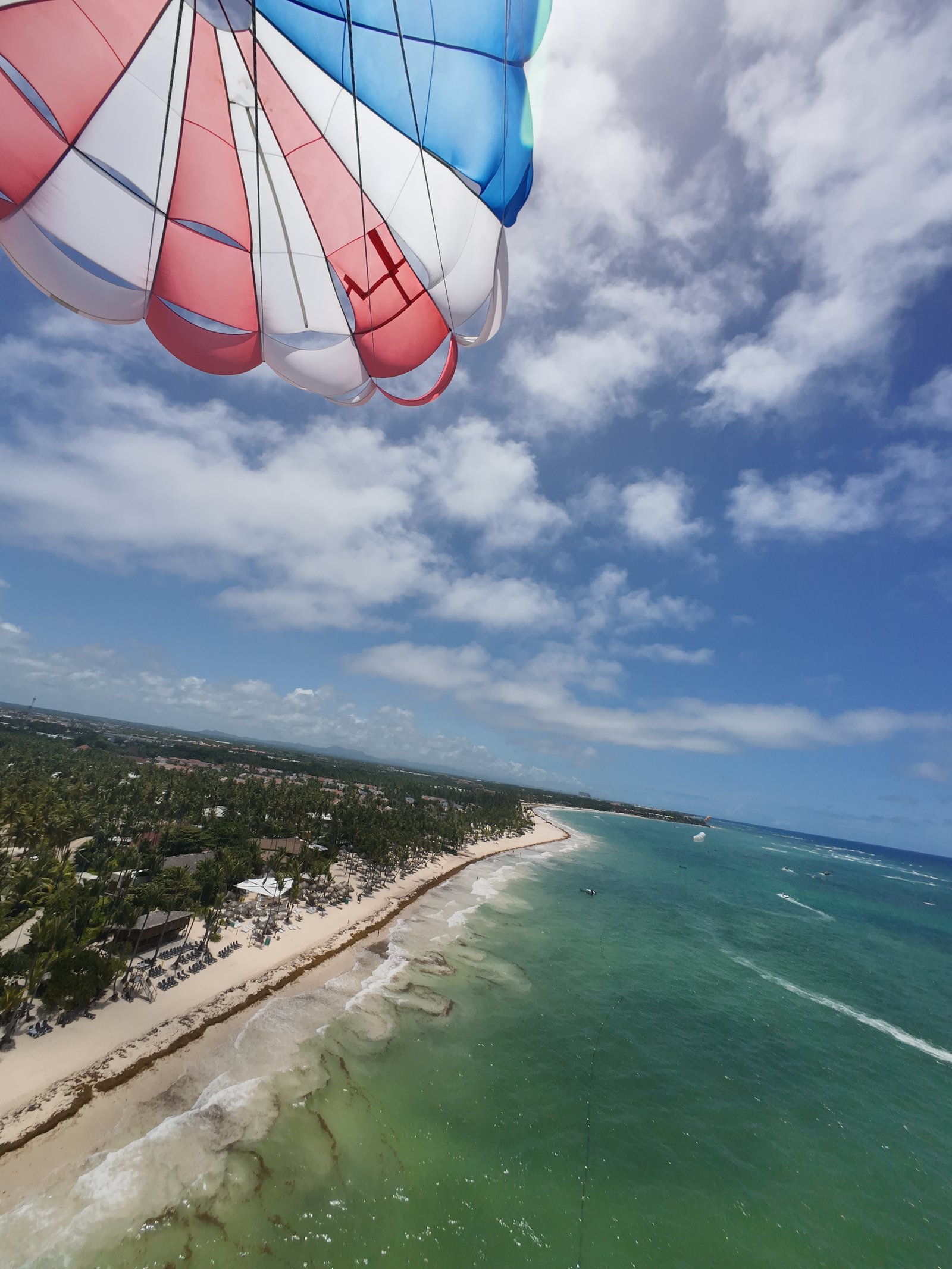 Parasailing experience in Punta Cana
